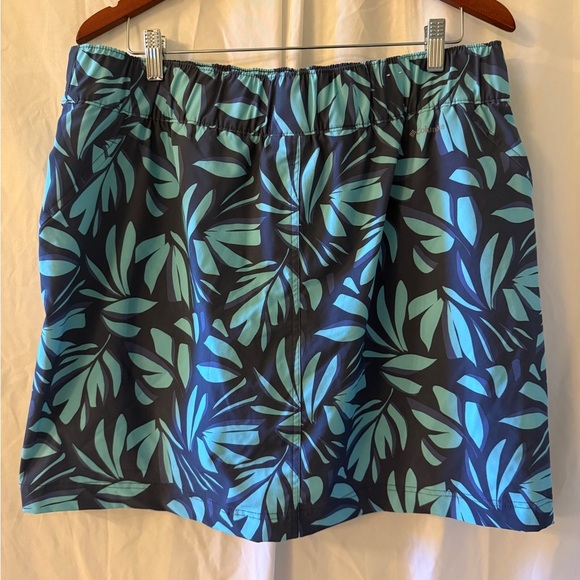 Columbia Blue Leaf Print Skirt size XL - Picture 9 of 9